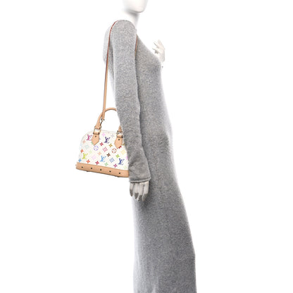 Louis Vuitton LV x TM Monogram Multicolor Alma BB White 2 of 11