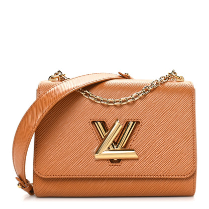 Louis Vuitton Epi Twist Shoulder Bag MM Gold Miel 1 of 10