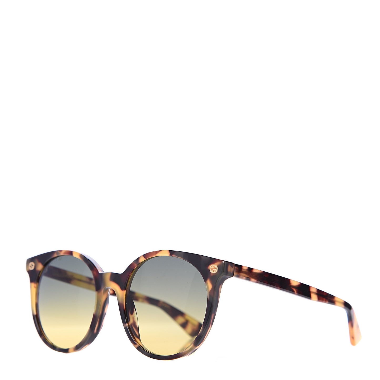 Round GG0091S Sunglasses Havana