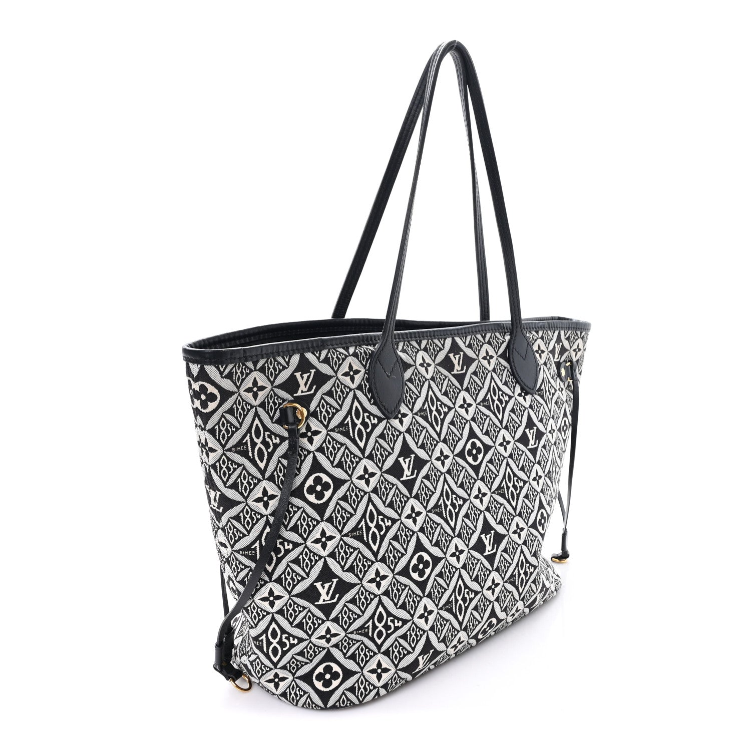 Louis Vuitton Jacquard Since 1854 Neverfull MM Grey 4 of 11
