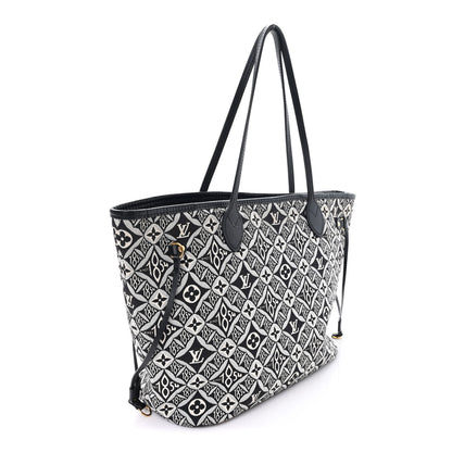 Louis Vuitton Jacquard Since 1854 Neverfull MM Grey 4 of 11