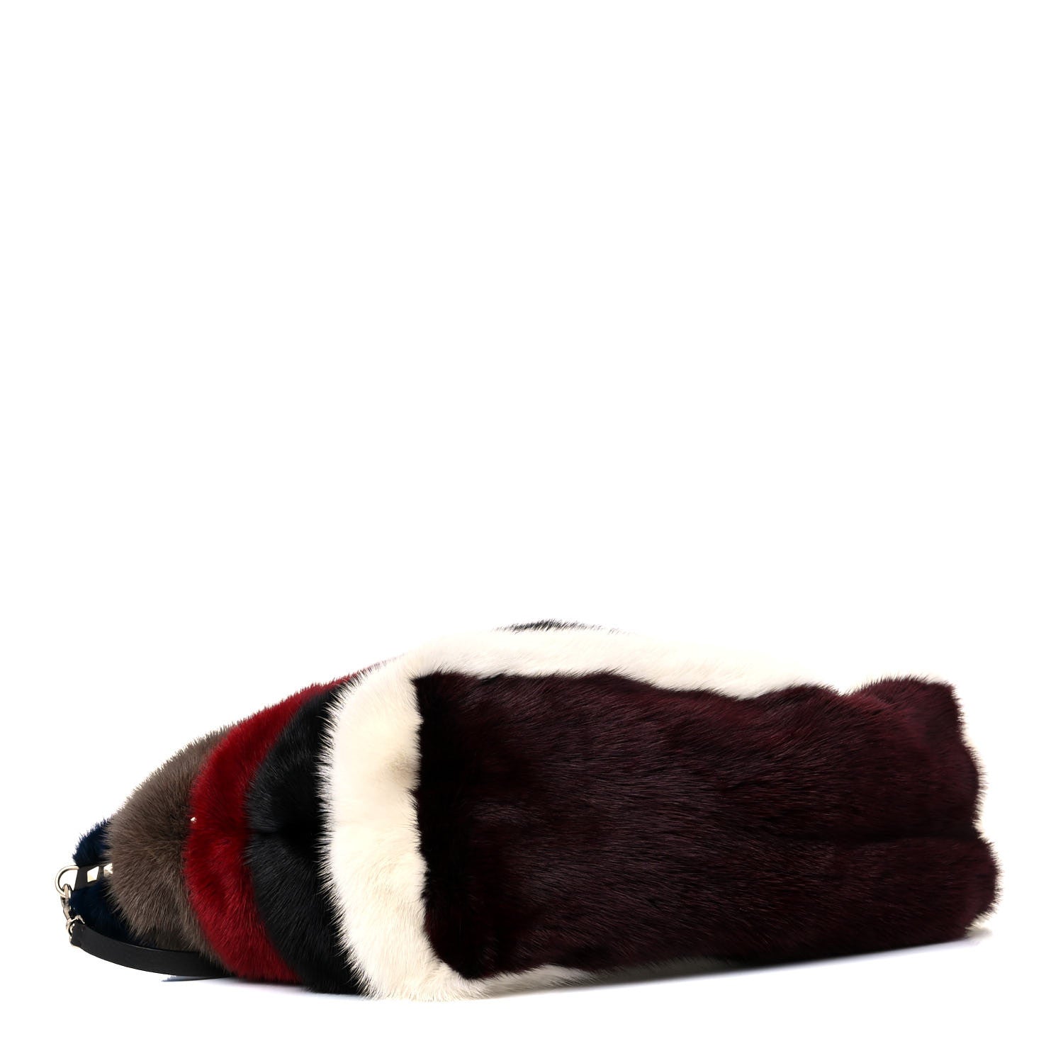 Valentino Garavani Mink Fur Rockstud Large Tote Multicolor 3 of 11