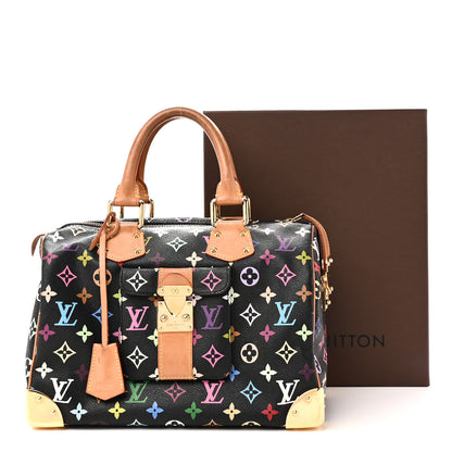 Louis Vuitton Monogram Multicolor Speedy 30 Black 10 of 10