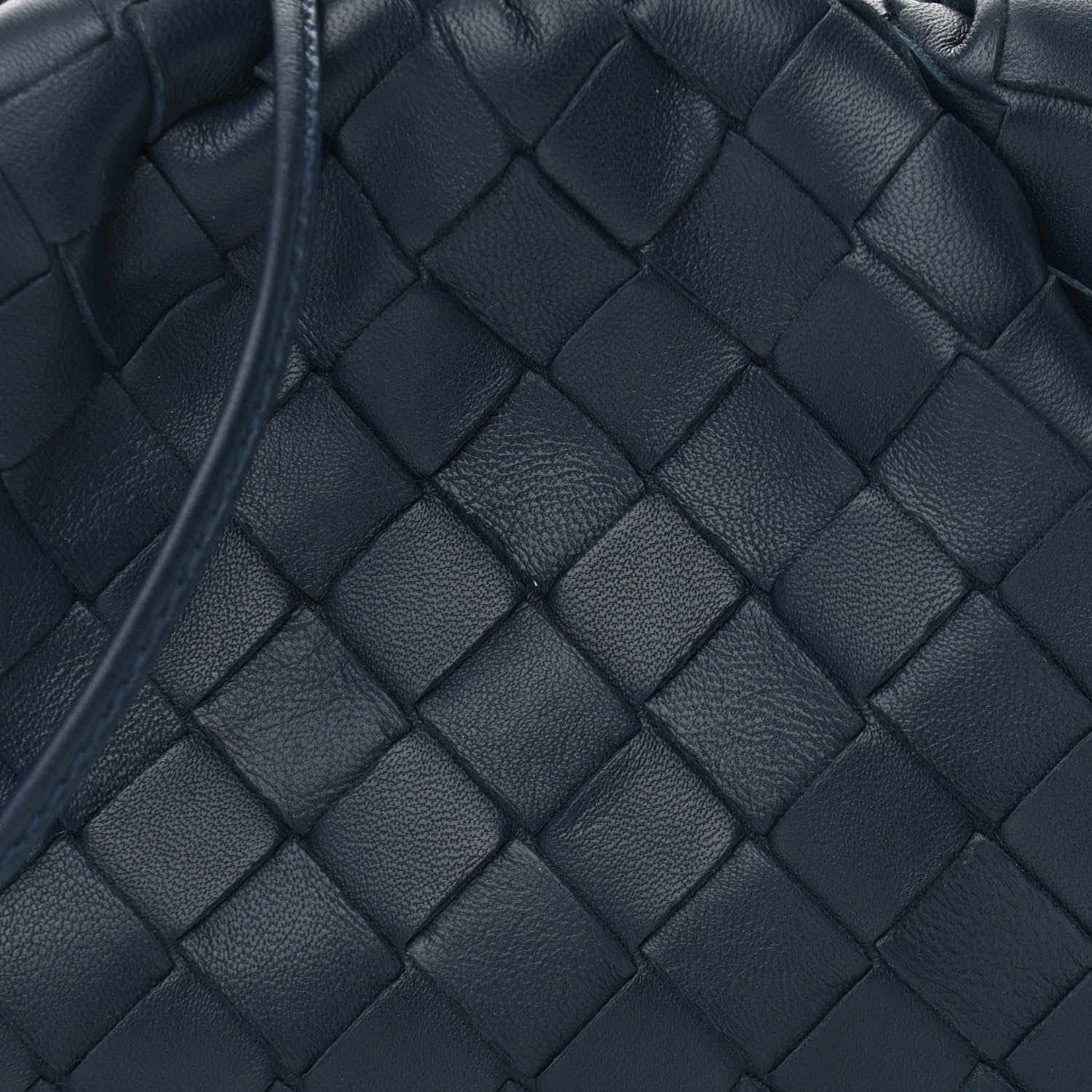 Bottega Veneta Nappa Intrecciato The Mini Pouch Deep Blue 7 of 9