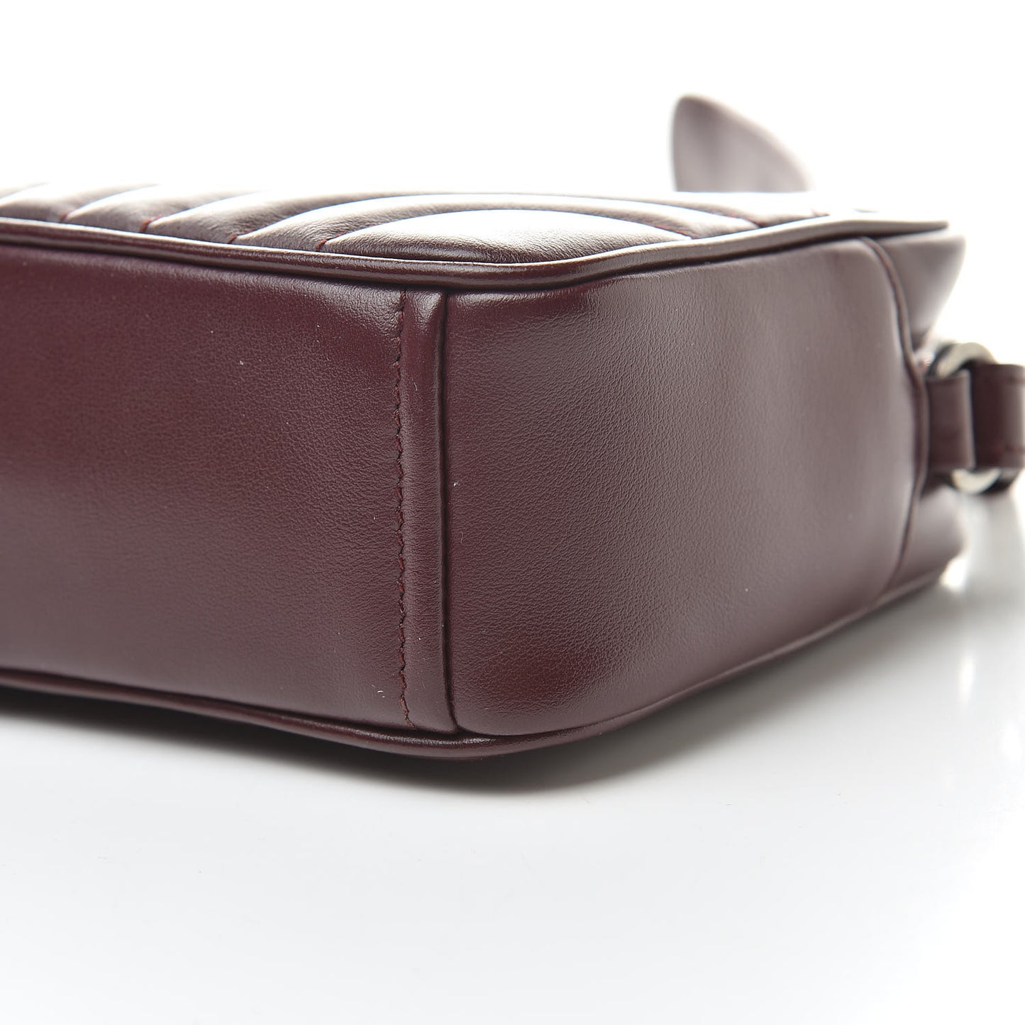 Soft Calfskin Diagramme Crossbody Bag Granato