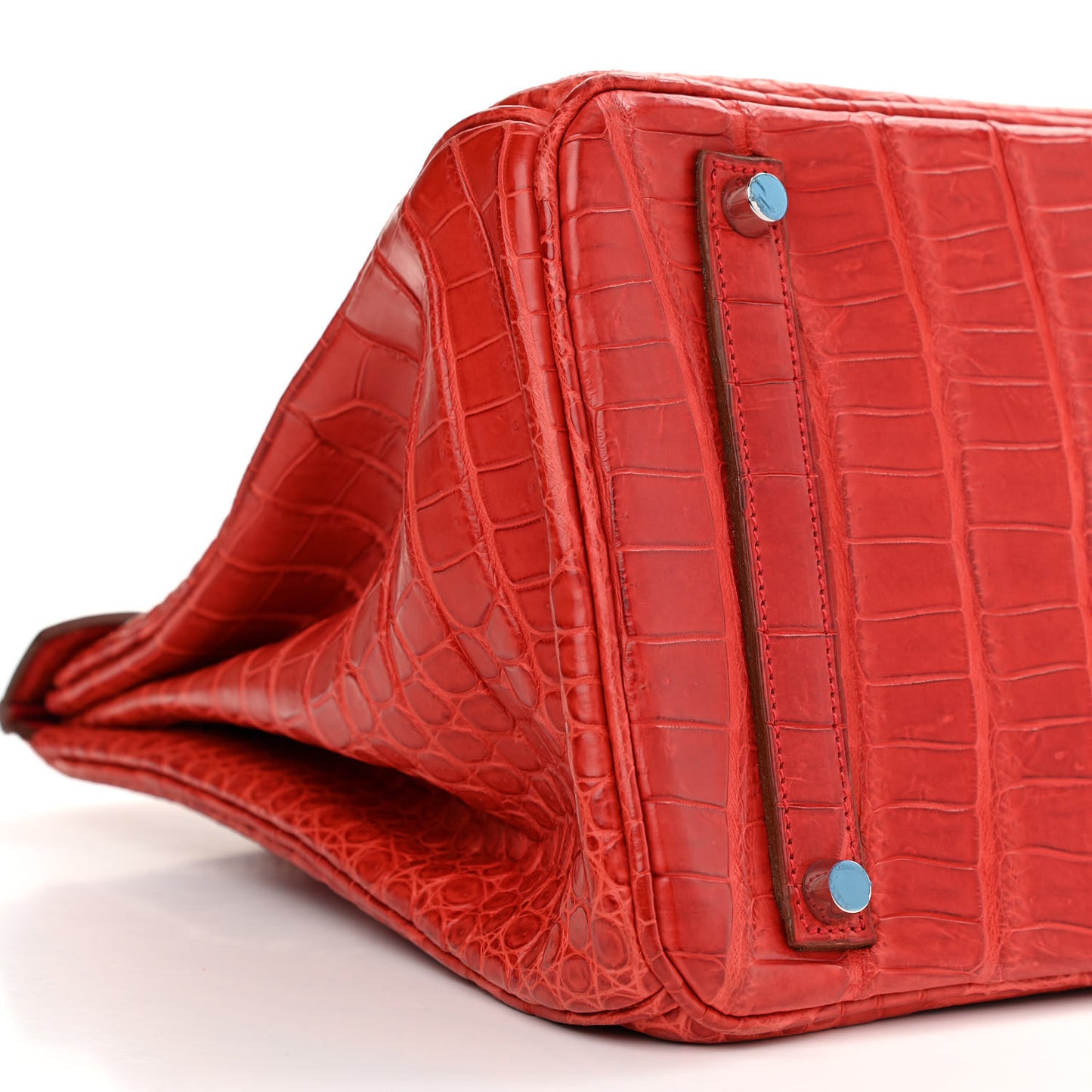 Matte Porosus Crocodile Birkin 35 Bougainvillea