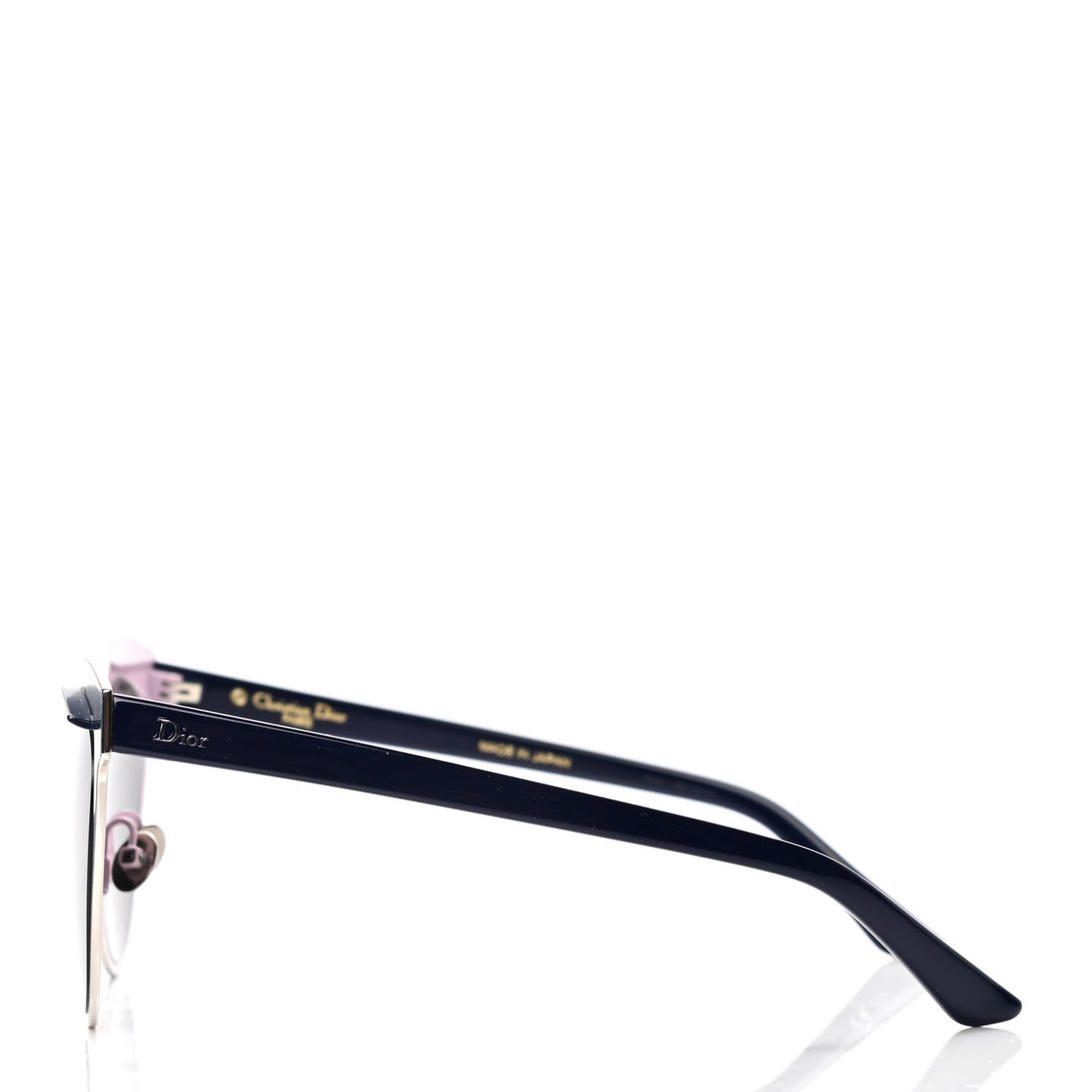 Acetate WildlyDior Sunglasses Navy Blue Pink