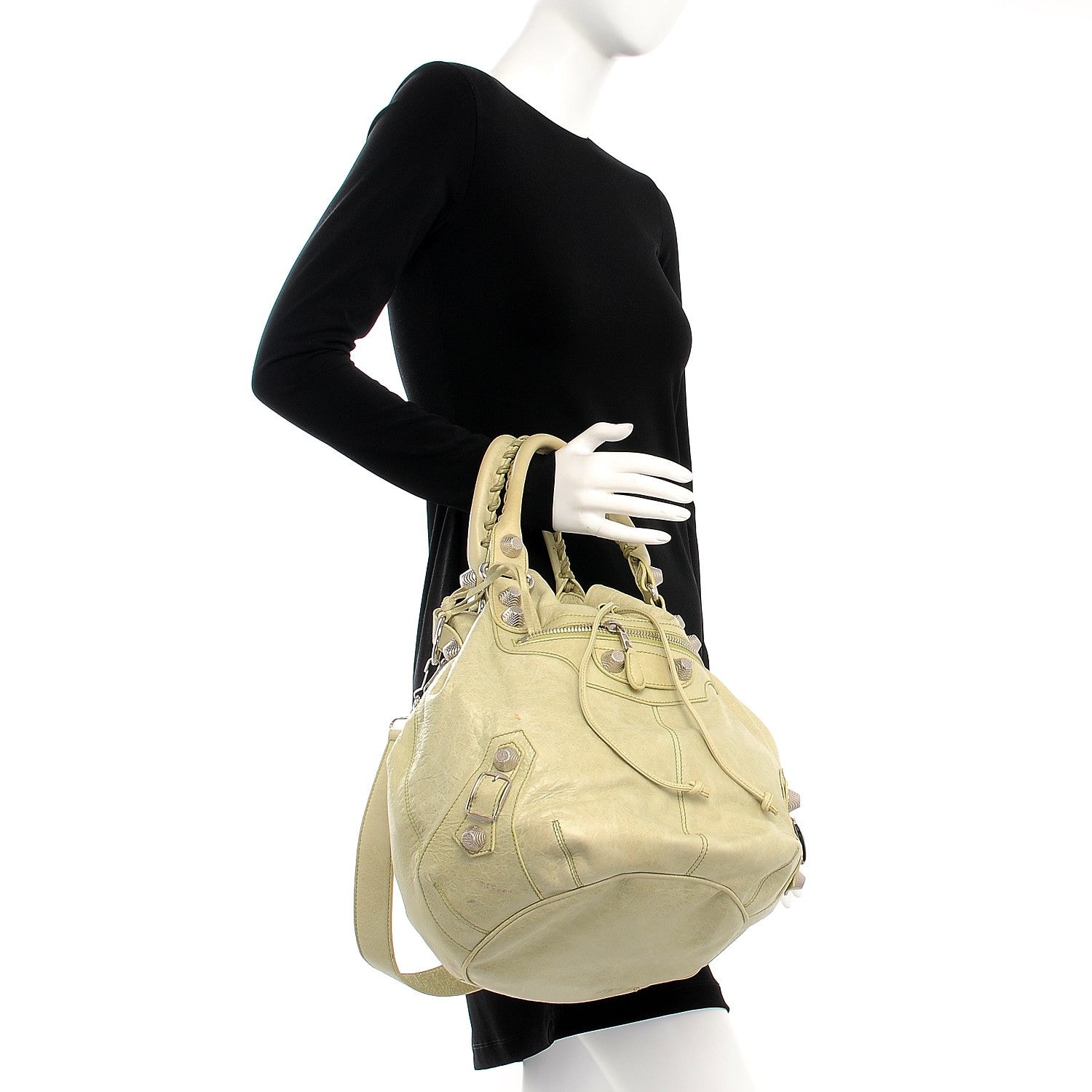 Balenciaga Agneau Giant 21 Silver Hardware Pompon Granny 3 of 18