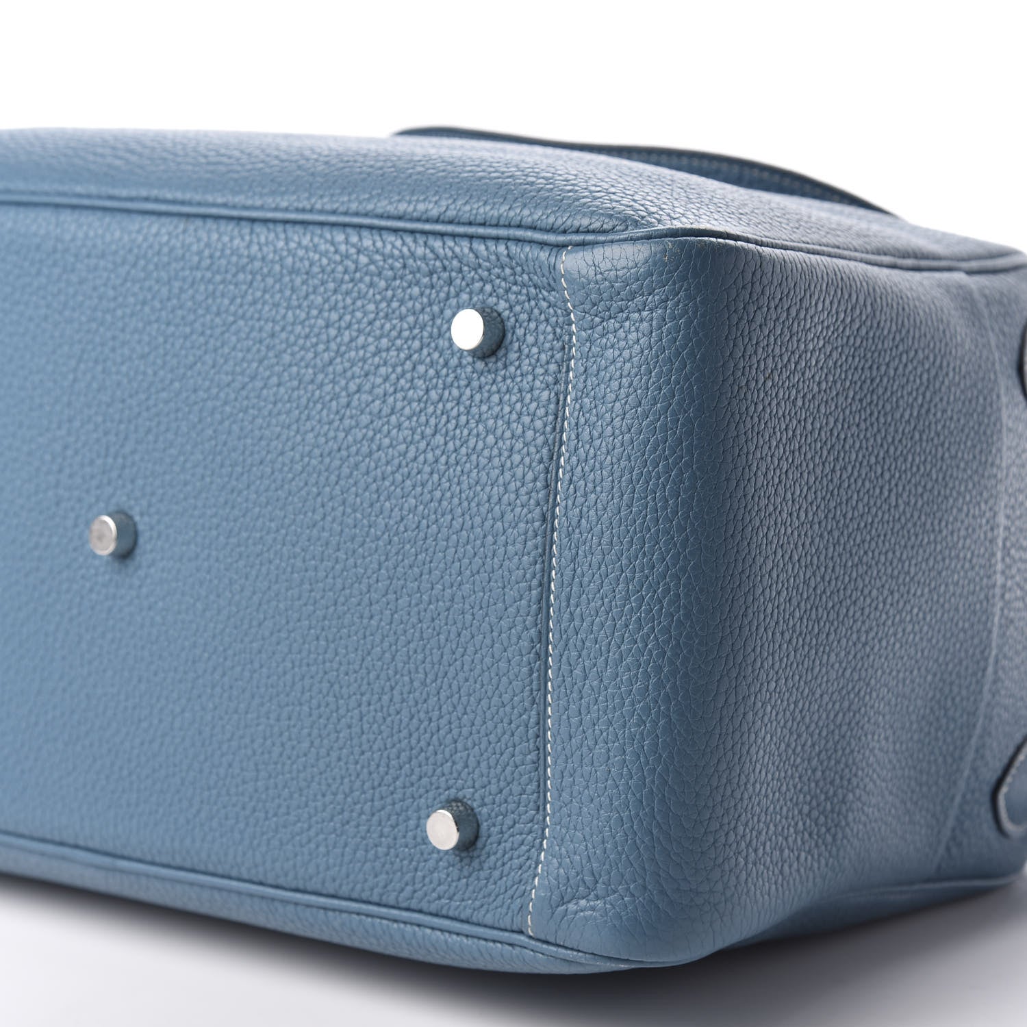 Hermes Taurillon Clemence Lindy 34 Bleu Jean 6 of 11