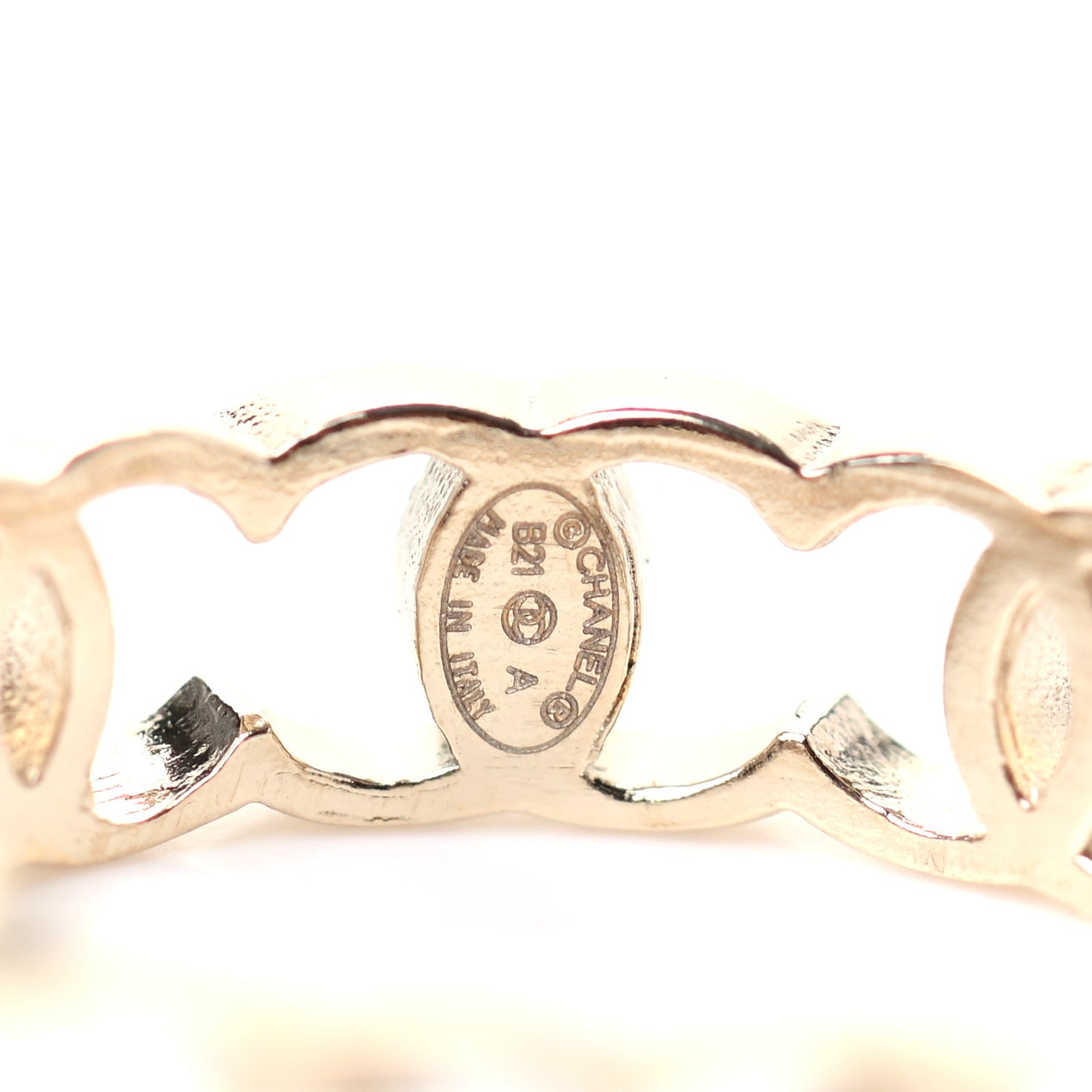 Metal CC Ring 6 52 Gold