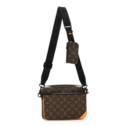 Louis Vuitton Monogram Macassar Trio Messenger Radiant Sun 1 of 10