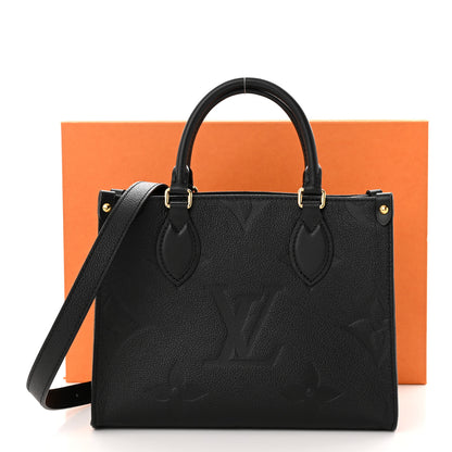 Louis Vuitton Empreinte Monogram Giant Onthego PM Black 10 of 10