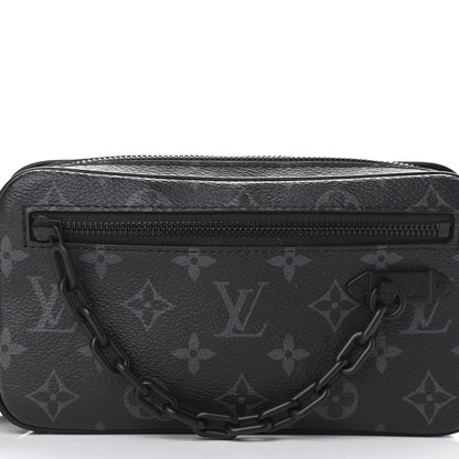 Louis Vuitton Monogram Eclipse Pochette Volga 8 of 11