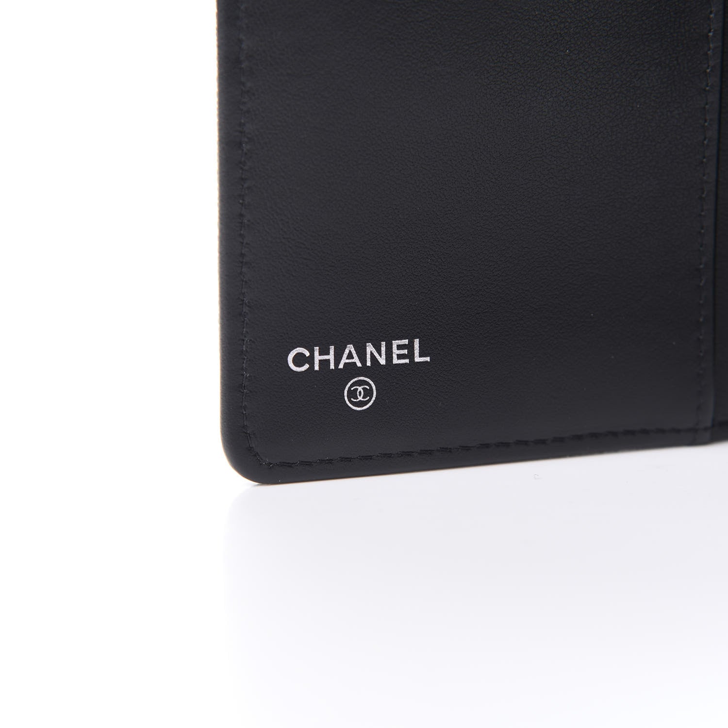 Chanel Caviar Quilted Boy Yen Wallet Black 6 of 9