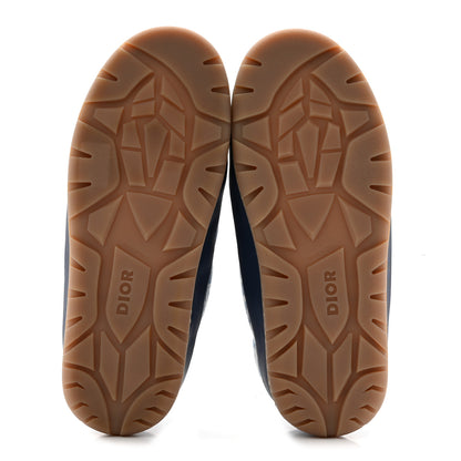 Christian Dior Nylon Oblique Mens Puffy Slippers 41 Blue White 6 of 13