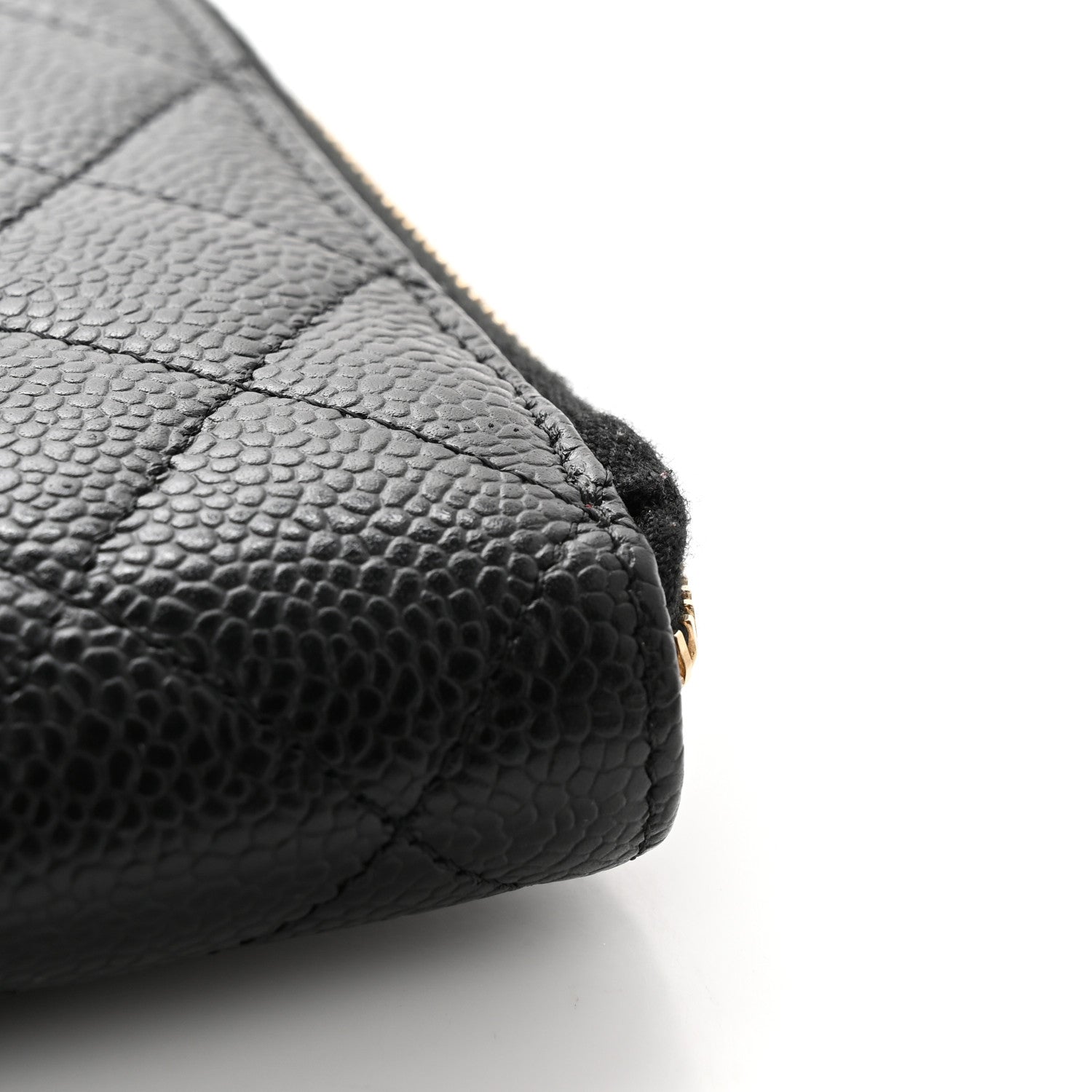 Chanel Caviar Quilted Large Zip Around Organizer Wallet Black 12 of 12
