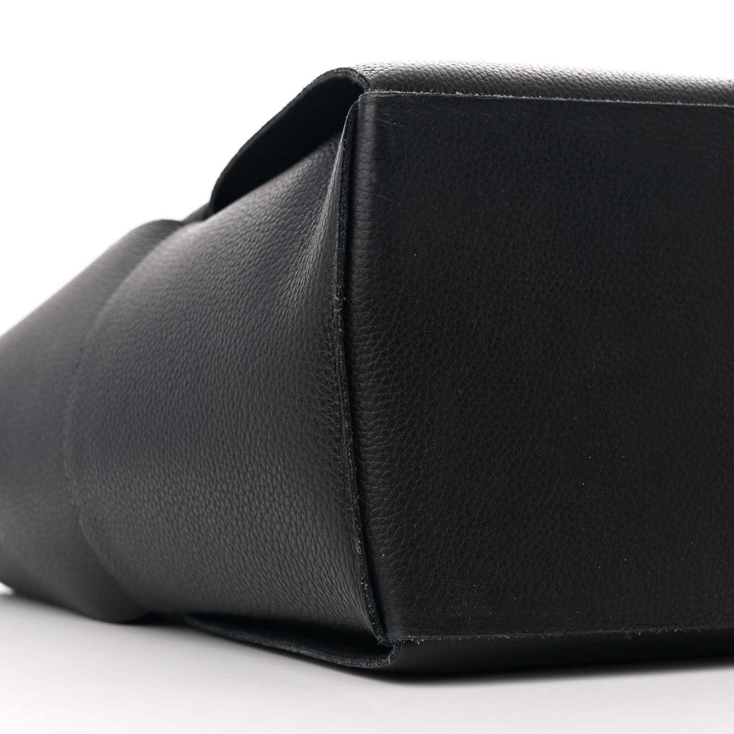 Bottega Veneta Grained Calfskin Maxi Intrecciato Arco Black 8 of 10