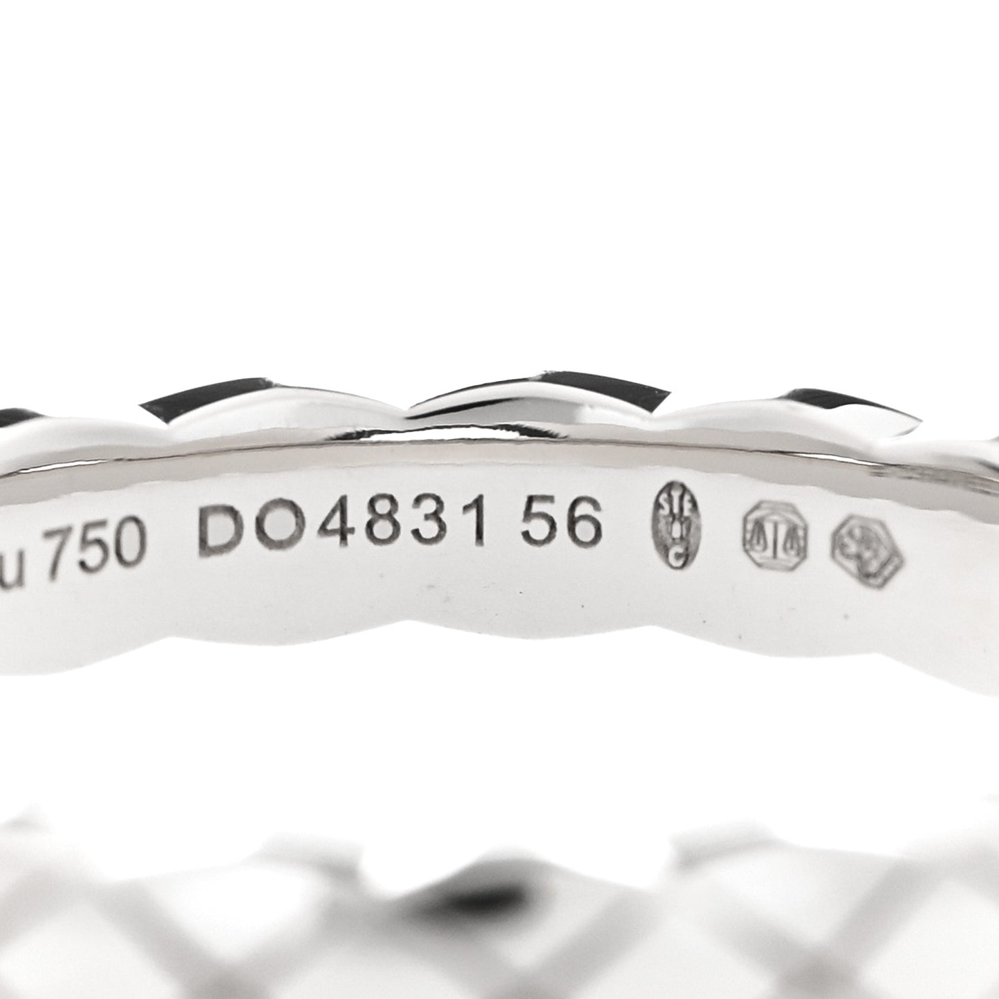 18K White Gold Mini Coco Crush Ring 56 7.5
