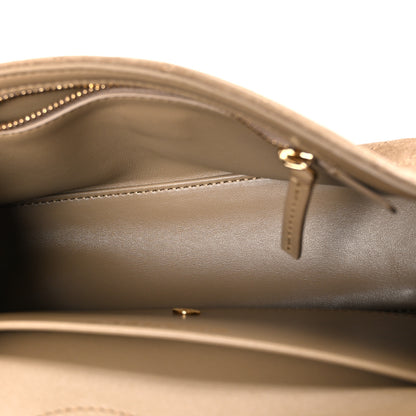 Chanel Suede Calfskin Mini Souplissimo Flap Dark Beige 5 of 11