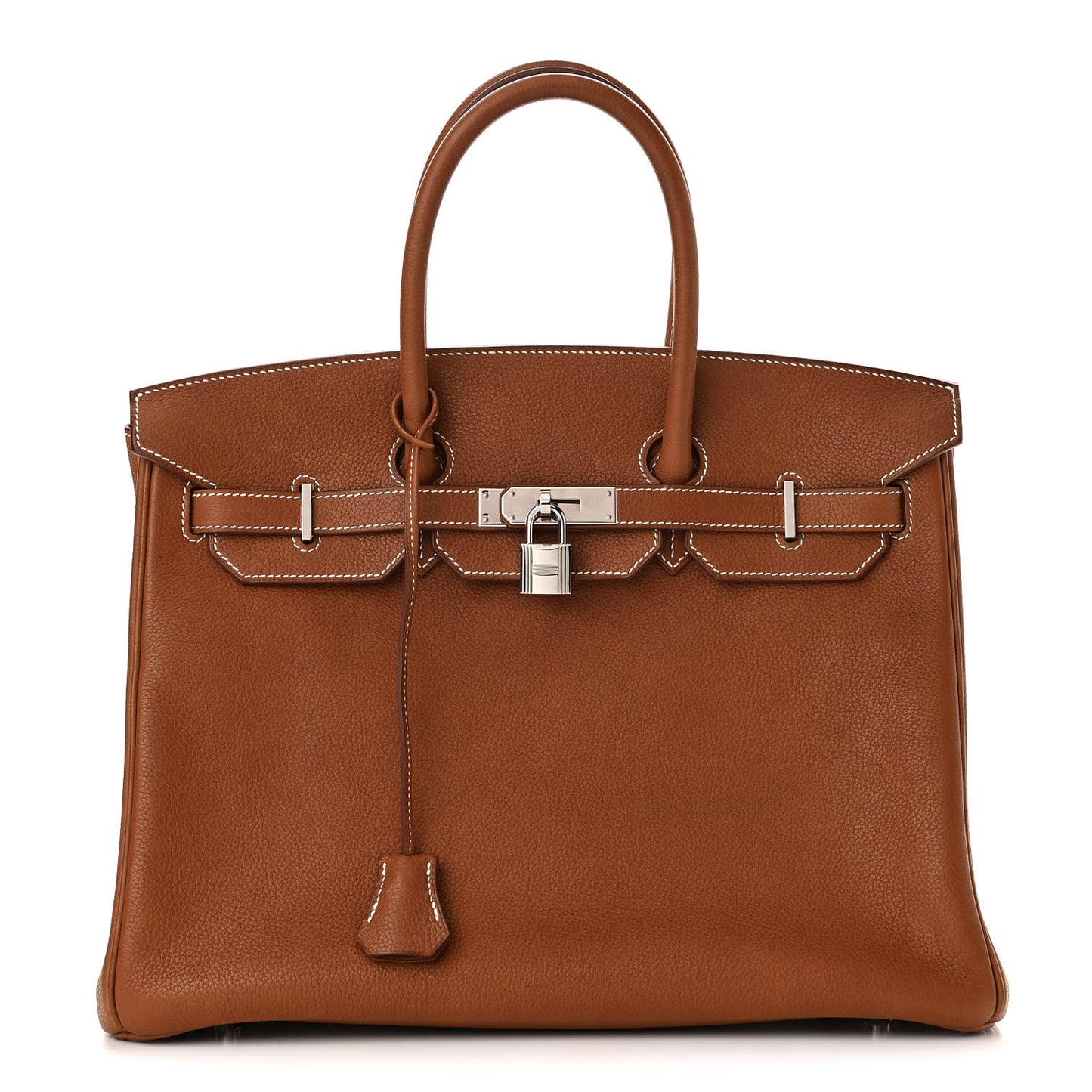 Natural Barenia Faubourg Birkin 35 Fauve