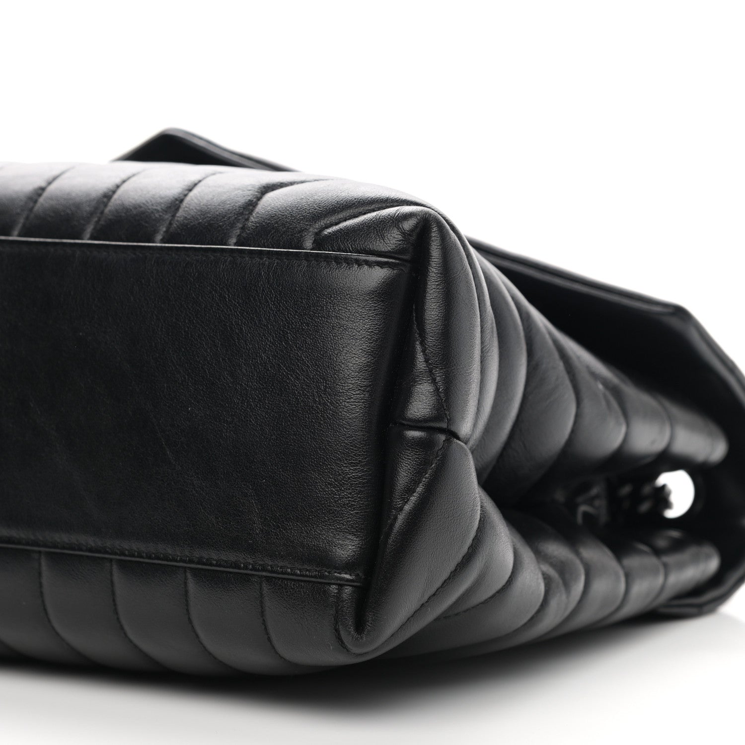 Saint Laurent Calfskin Y Quilted Monogram Medium Loulou Chain Satchel Black 11 of 15