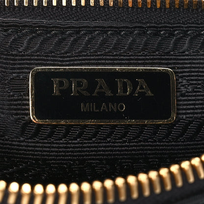 Prada Tessuto Nylon Saffiano Crossbody Bag Black 6 of 10