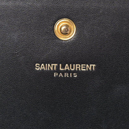 Saint Laurent Smooth Calfskin Medium Classic Monogram Kate Satchel Black 6 of 17