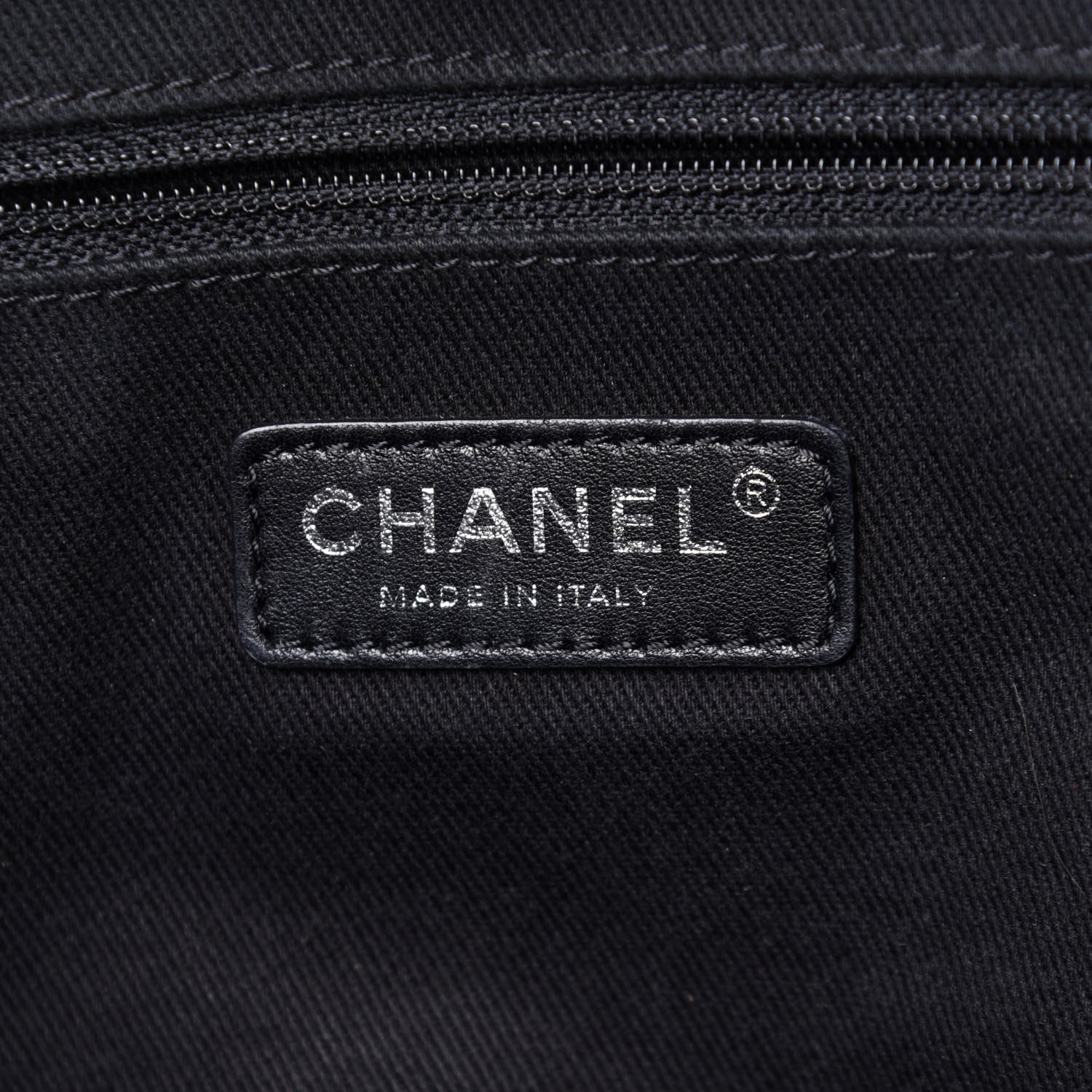 Chanel Woven Straw Raffia Small Deauville Tote Grey 5 of 10