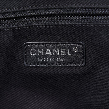 Chanel Woven Straw Raffia Small Deauville Tote Grey 5 of 10