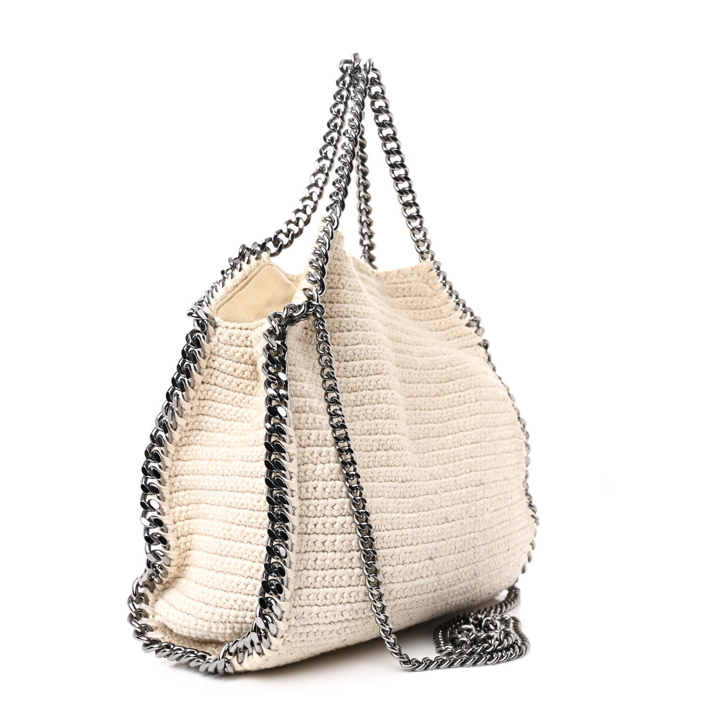 Mini Falabella Fold Over Tote Natural