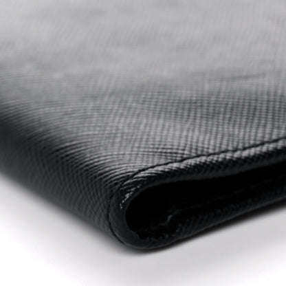 Prada Saffiano Travel Wallet Black 9 of 12
