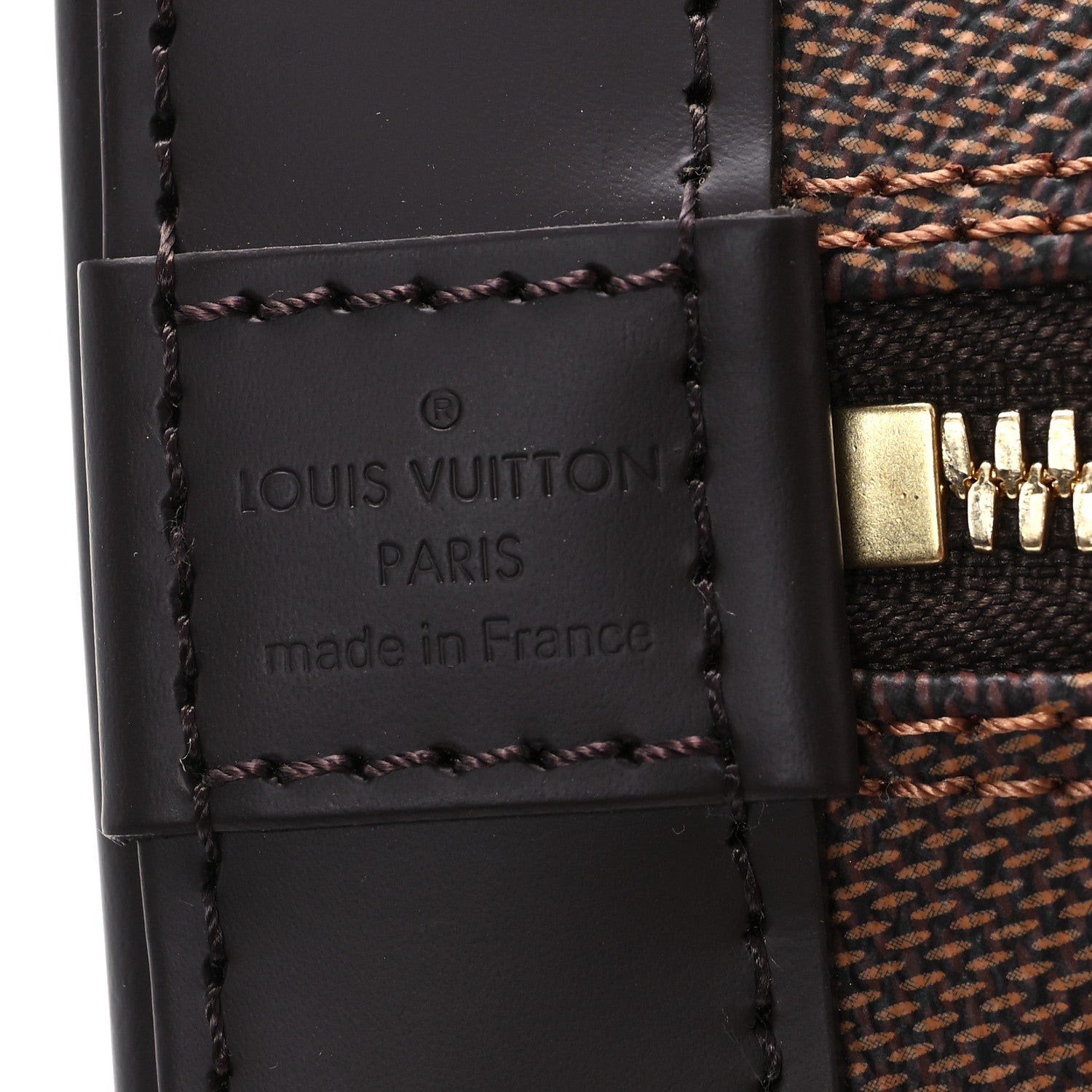 Louis Vuitton Damier Ebene Alma BB 6 of 10
