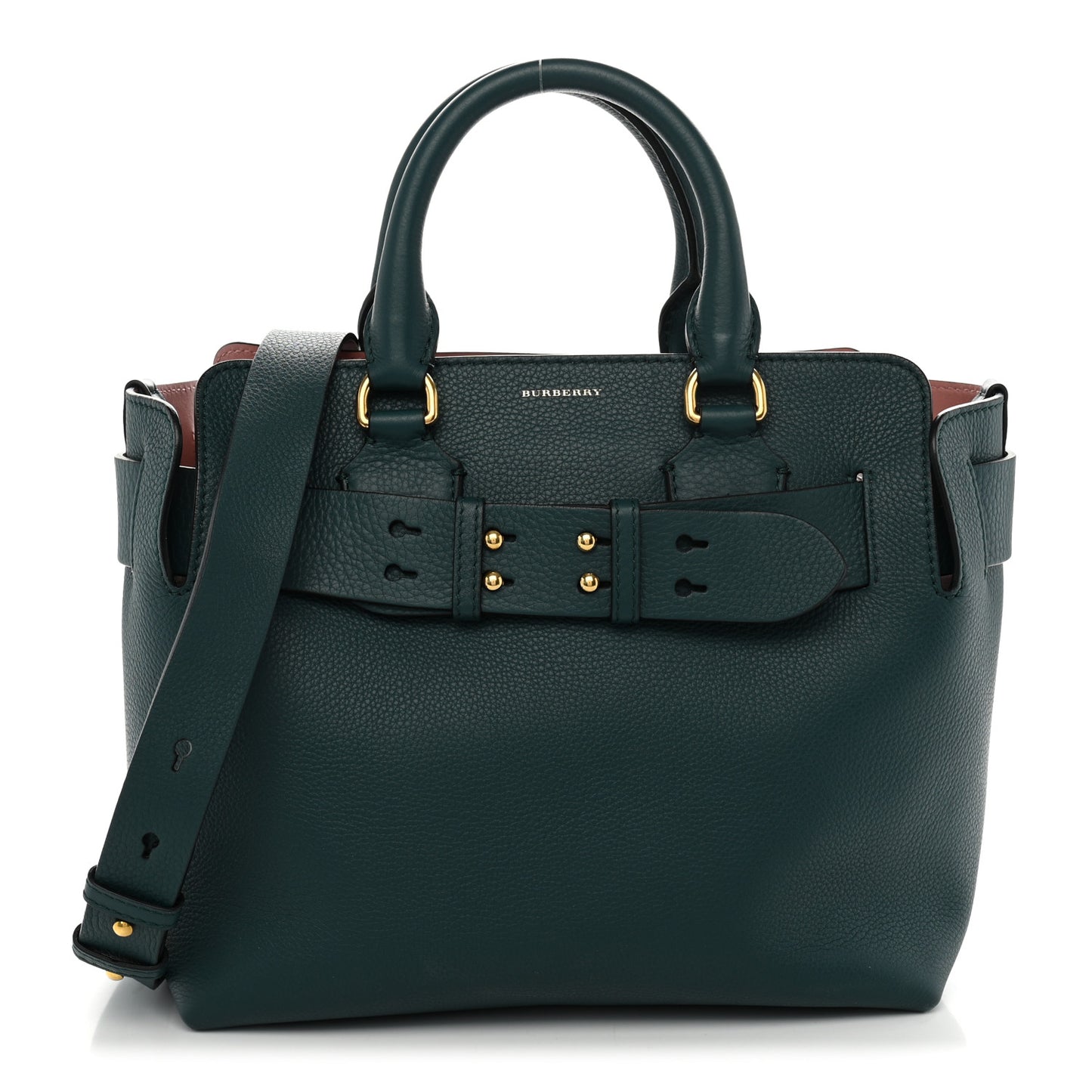 Soft Grain Calfskin Small Belt Bag Dark Cyan