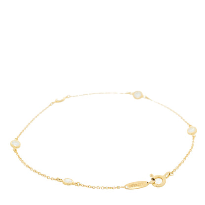 Tiffany 18K Yellow Gold Diamond .35ctw Elsa Peretti Diamonds by the Yard Station Bracelet 2 of 5
