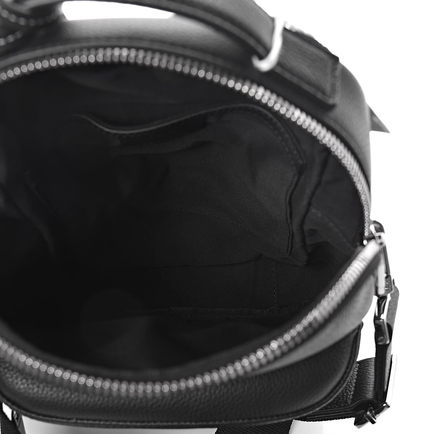 Christian Dior Grained Calfskin Mini Rider Backpack Black 5 of 8
