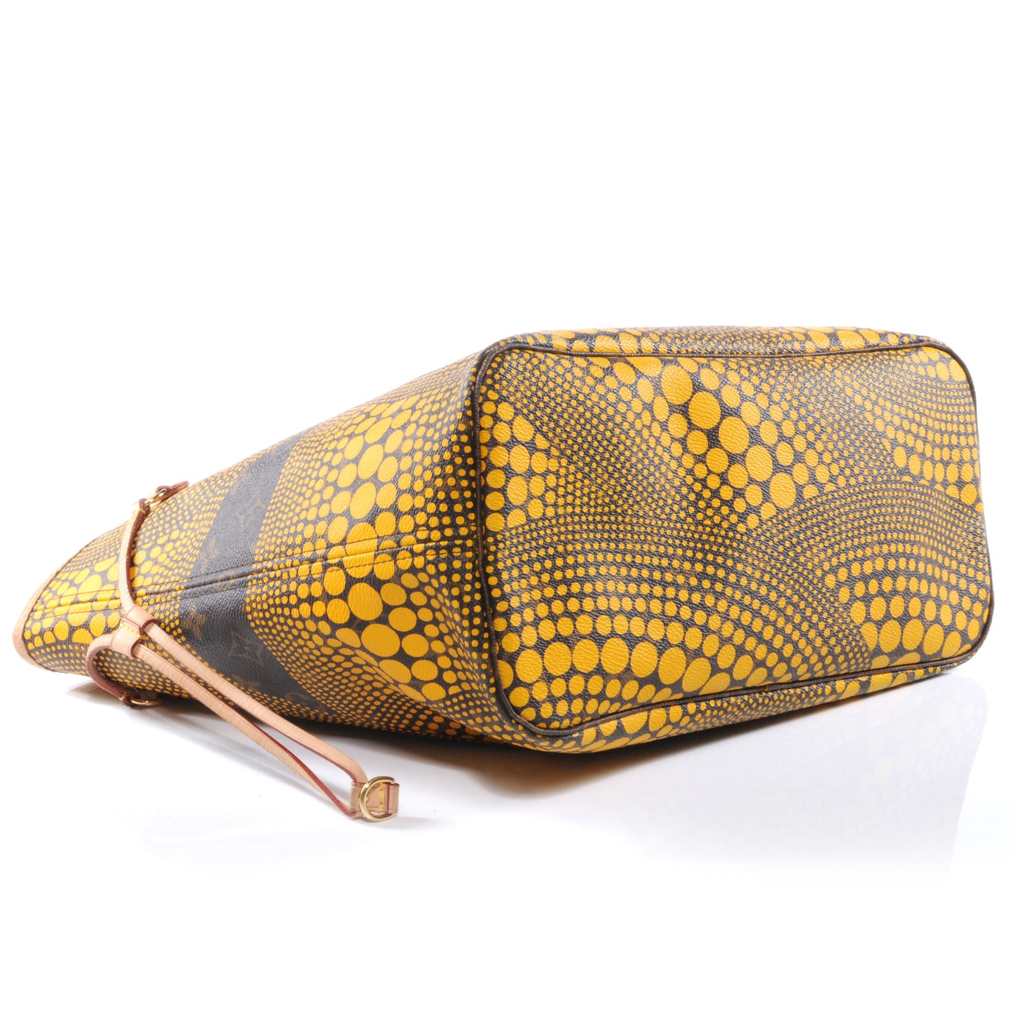 Monogram Kusama Waves Neverfull MM Yellow