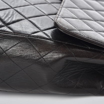 Chanel Lambskin Quilted Jumbo Single Flap Black 21 of 21