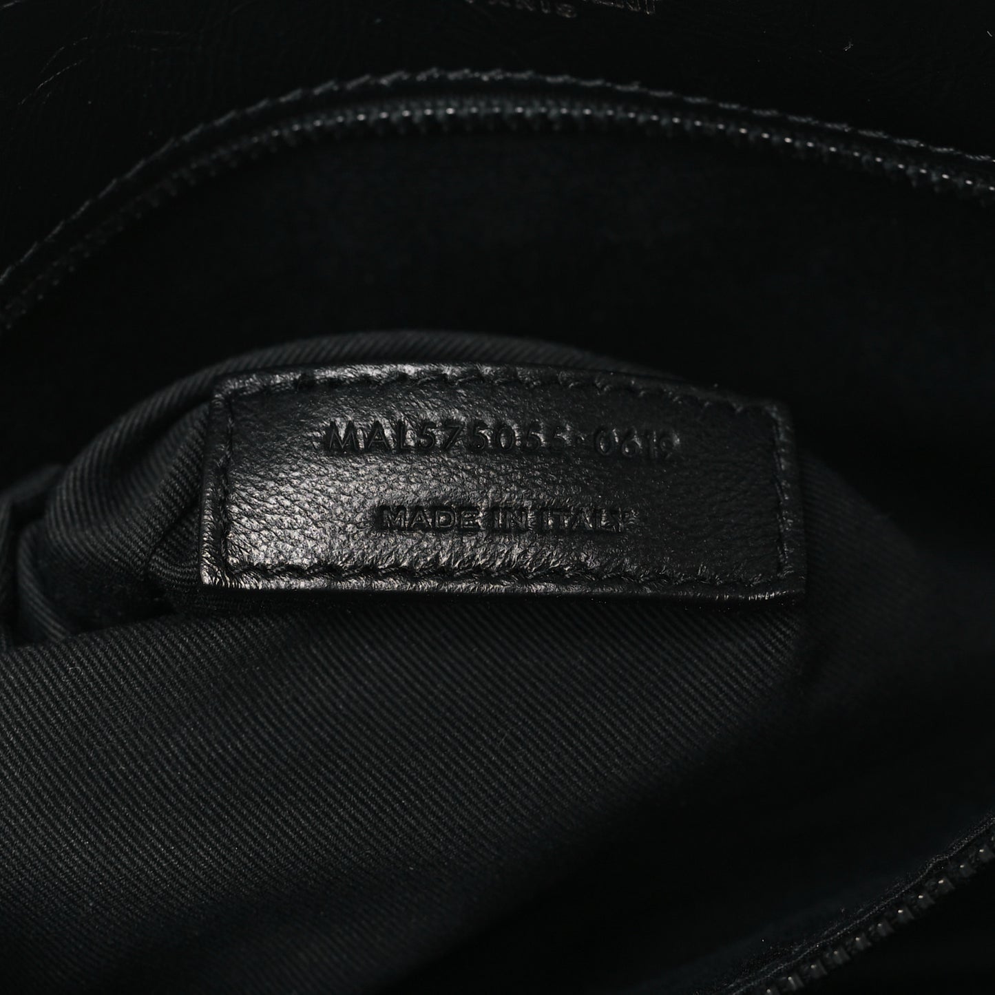 Crinkled Calfskin Matelasse Monogram Medium Niki Chain Satchel Black