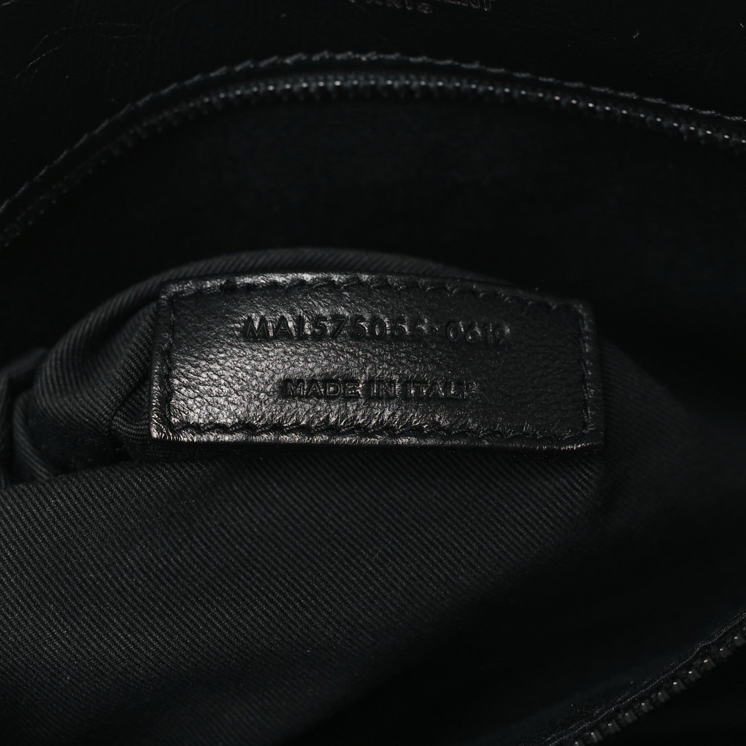 Saint Laurent Crinkled Calfskin Matelasse Monogram Medium Niki Chain Satchel Black 7 of 9