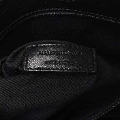 Saint Laurent Crinkled Calfskin Matelasse Monogram Medium Niki Chain Satchel Black 7 of 9