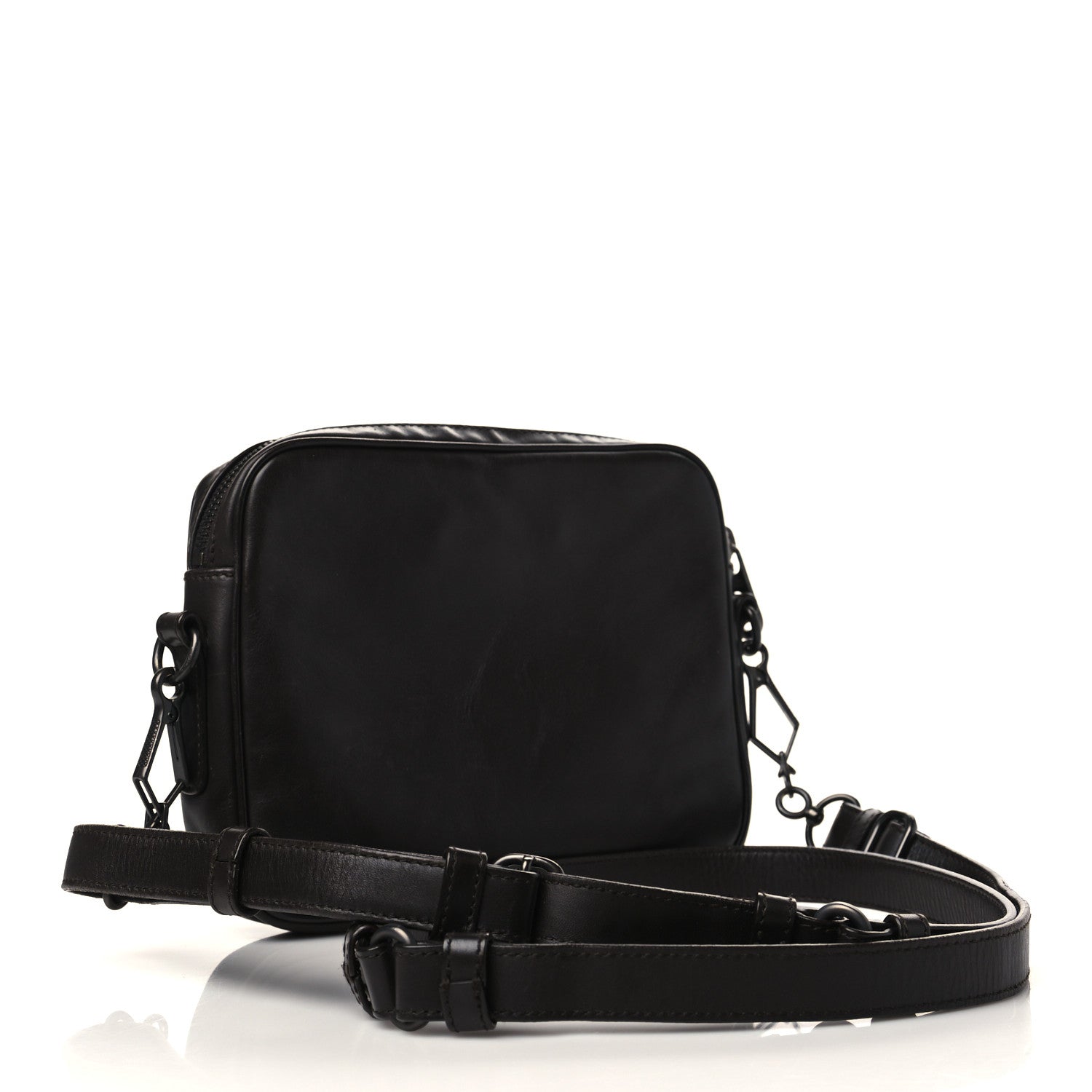 Bottega Veneta Nappa Intrecciato Crossbody Messenger Ebano 2 of 7