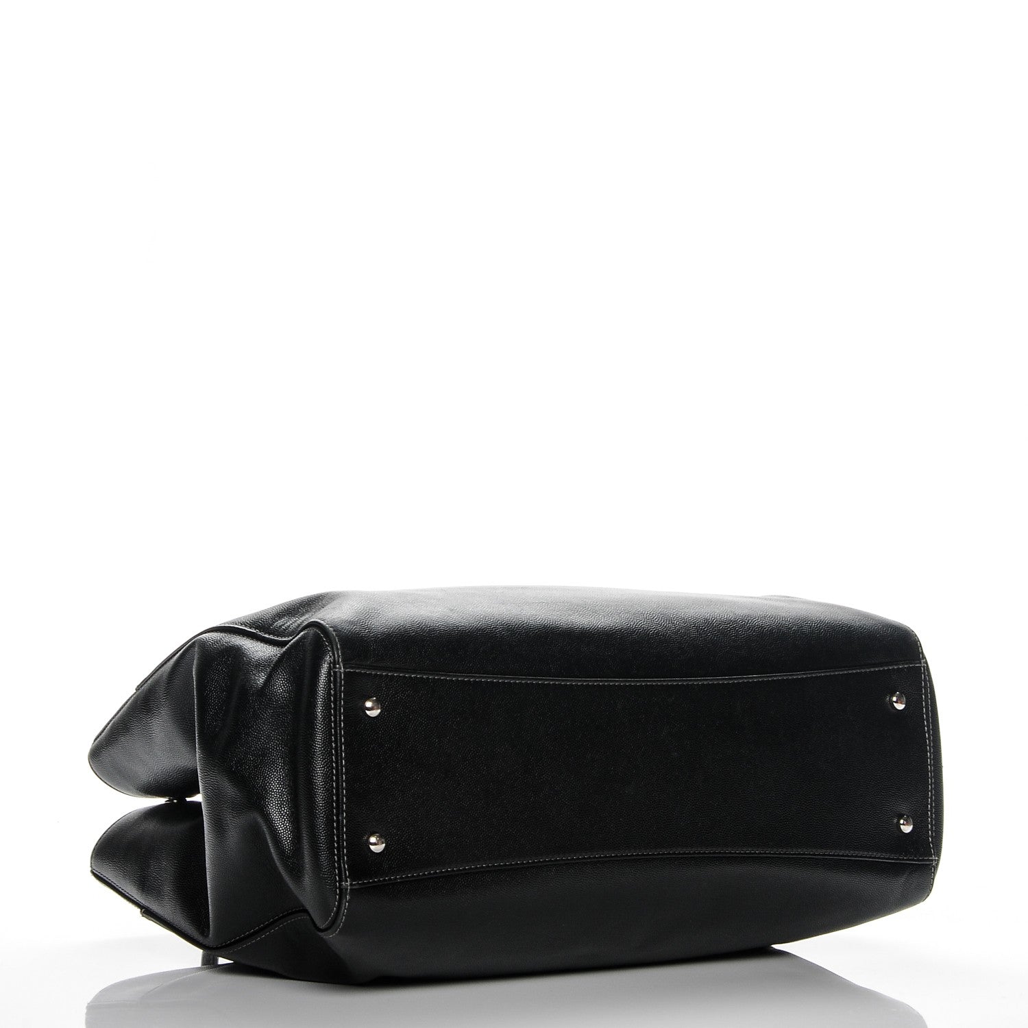 Chanel Caviar Medium Cerf Executive Shopper Tote Black 4 of 8