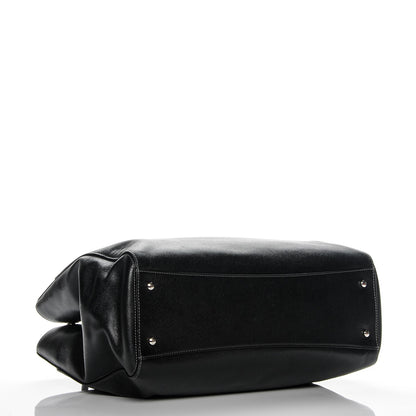 Chanel Caviar Medium Cerf Executive Shopper Tote Black 4 of 8