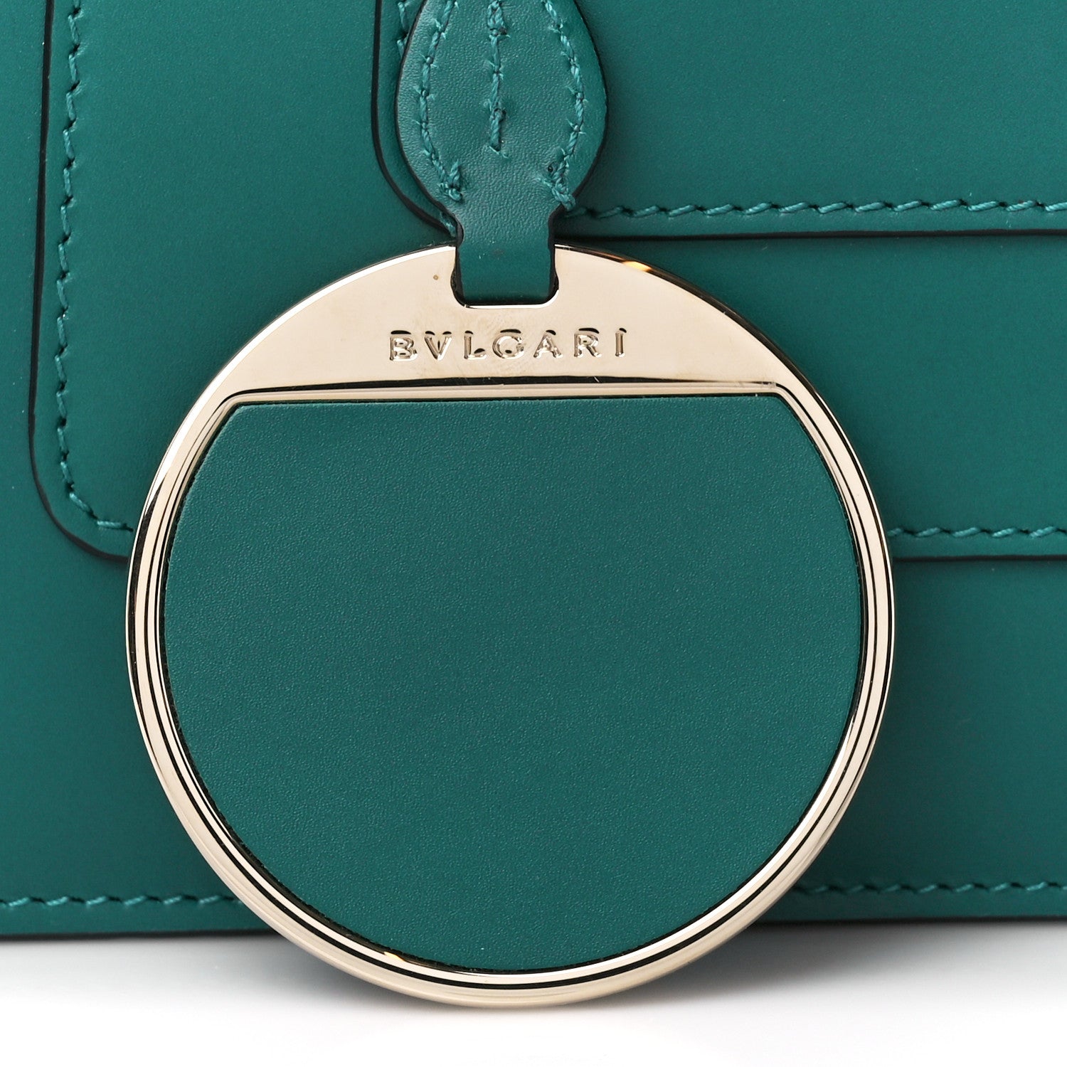Bulgari Calfskin Serpenti Forever Shoulder Bag Emerald Green 10 of 15