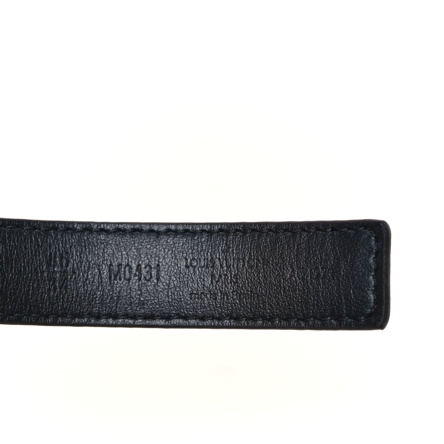 Calfskin Monogram 20mm LV Iconic Reversible Belt Black 85 34 Black