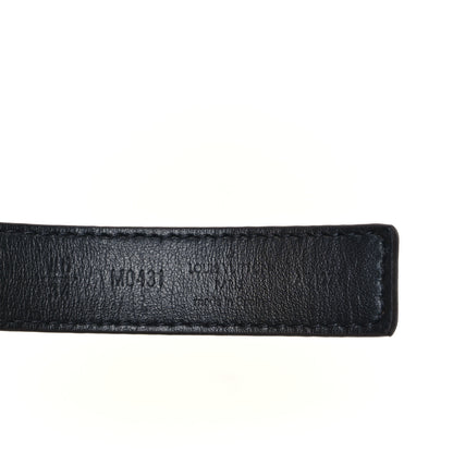 Louis Vuitton Calfskin Monogram 20mm LV Iconic Reversible Belt Black 85 34 Black 4 of 5
