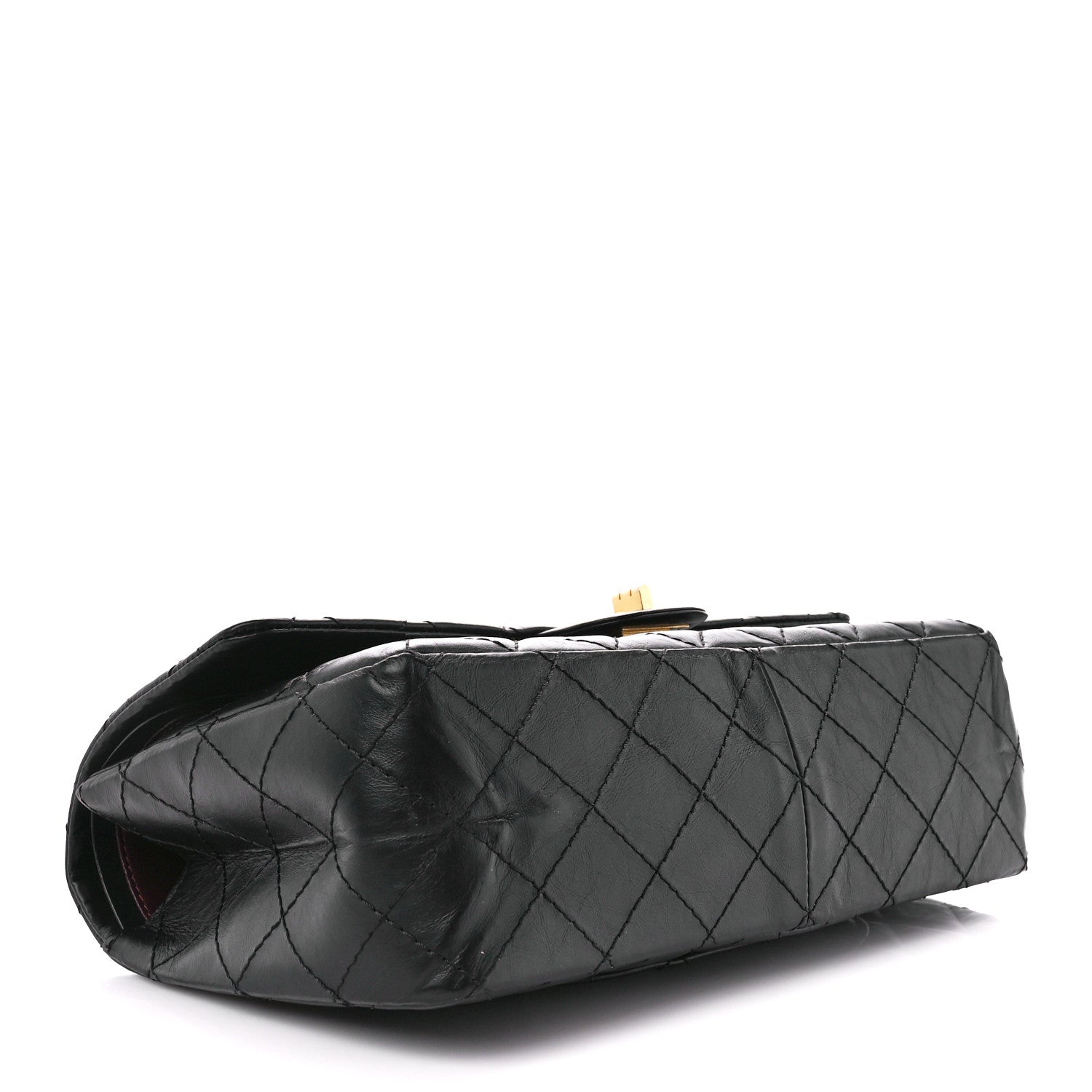 Chanel Aged Calfskin Quilted 2.55 Reissue 226 Flap Black 4 of 13