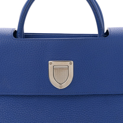 Christian Dior Grained Calfskin Medium Diorever Flap Blue 7 of 12