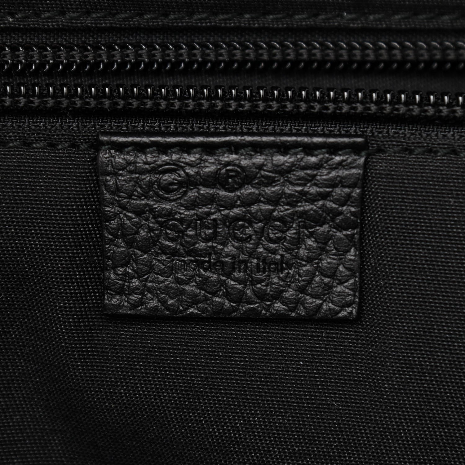 Gucci Nylon Monogram Executive Bag Black 6 of 10