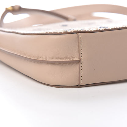 MCM Visetos Medium Essential Shoulder Bag Beige 10 of 11